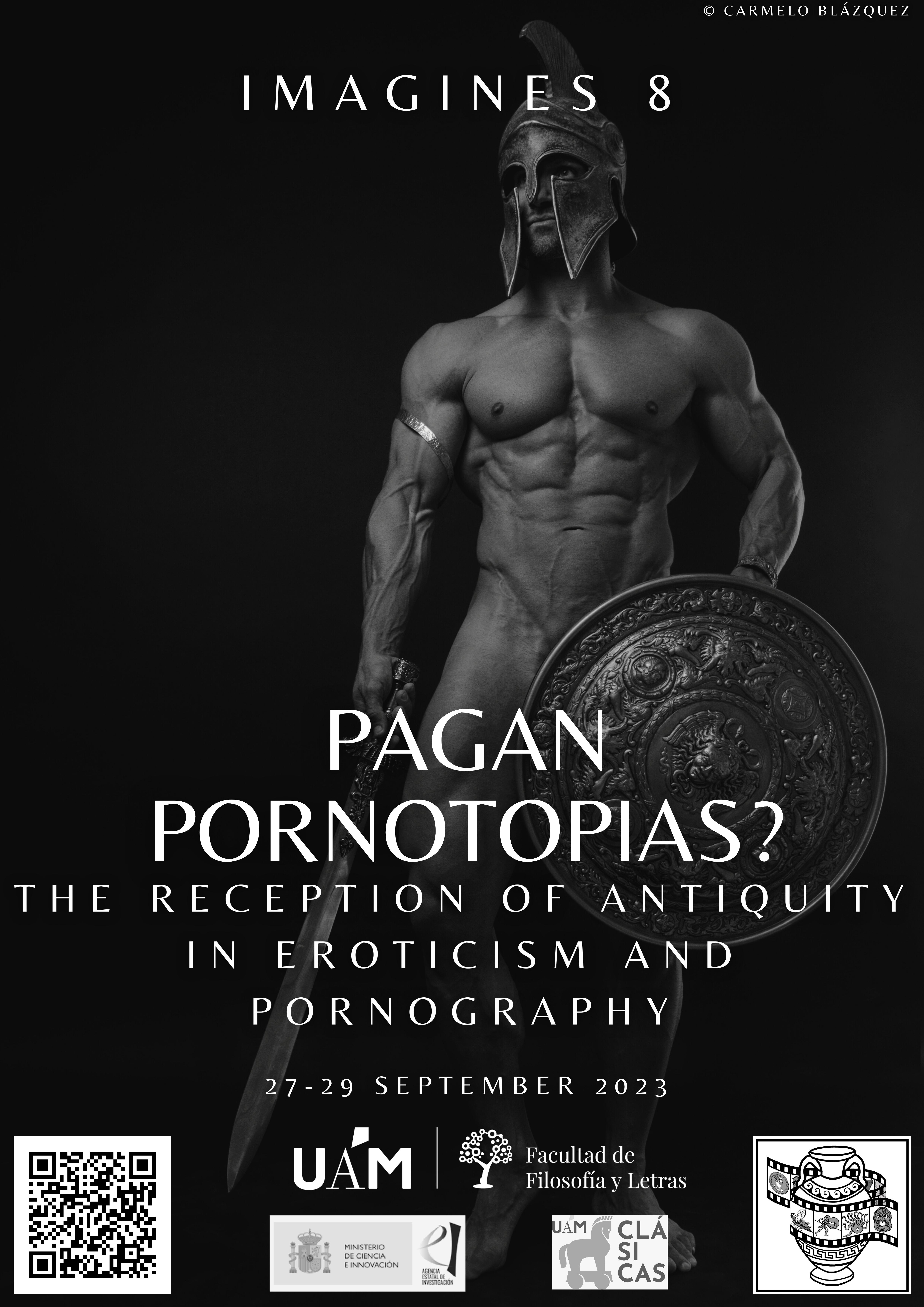 News. Coming event. Imagines 8. Pagan Porntopias? Poster and Programme, Madrid 27-29 Sep. 2023